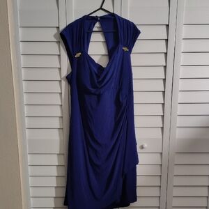 Scarlett Nite Royal Blue Backless Dress